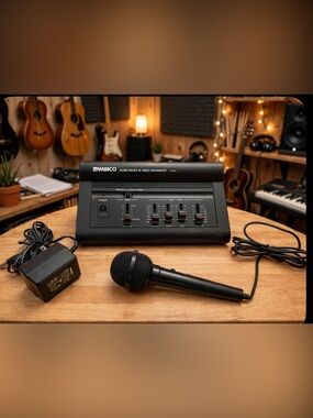 Ambico V-6310 Audio Mixer & Video Enhancer w/ UDM-208 Microphone